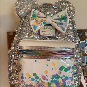 Disney Loungefly birthday mini backpack - no hat
